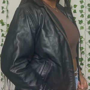 VINTAGE GAP LEATHER JACKET